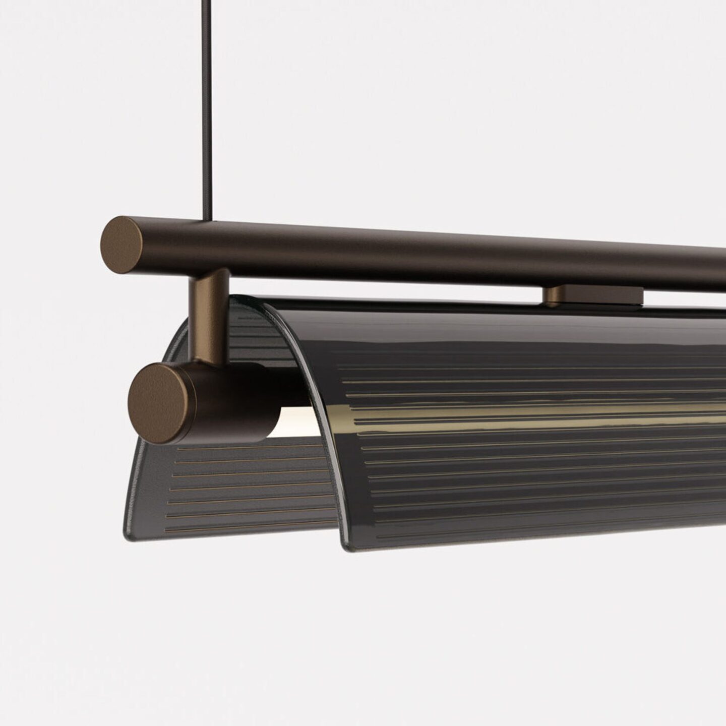 Torii Linear 328 Ribbed Grey & Bronze